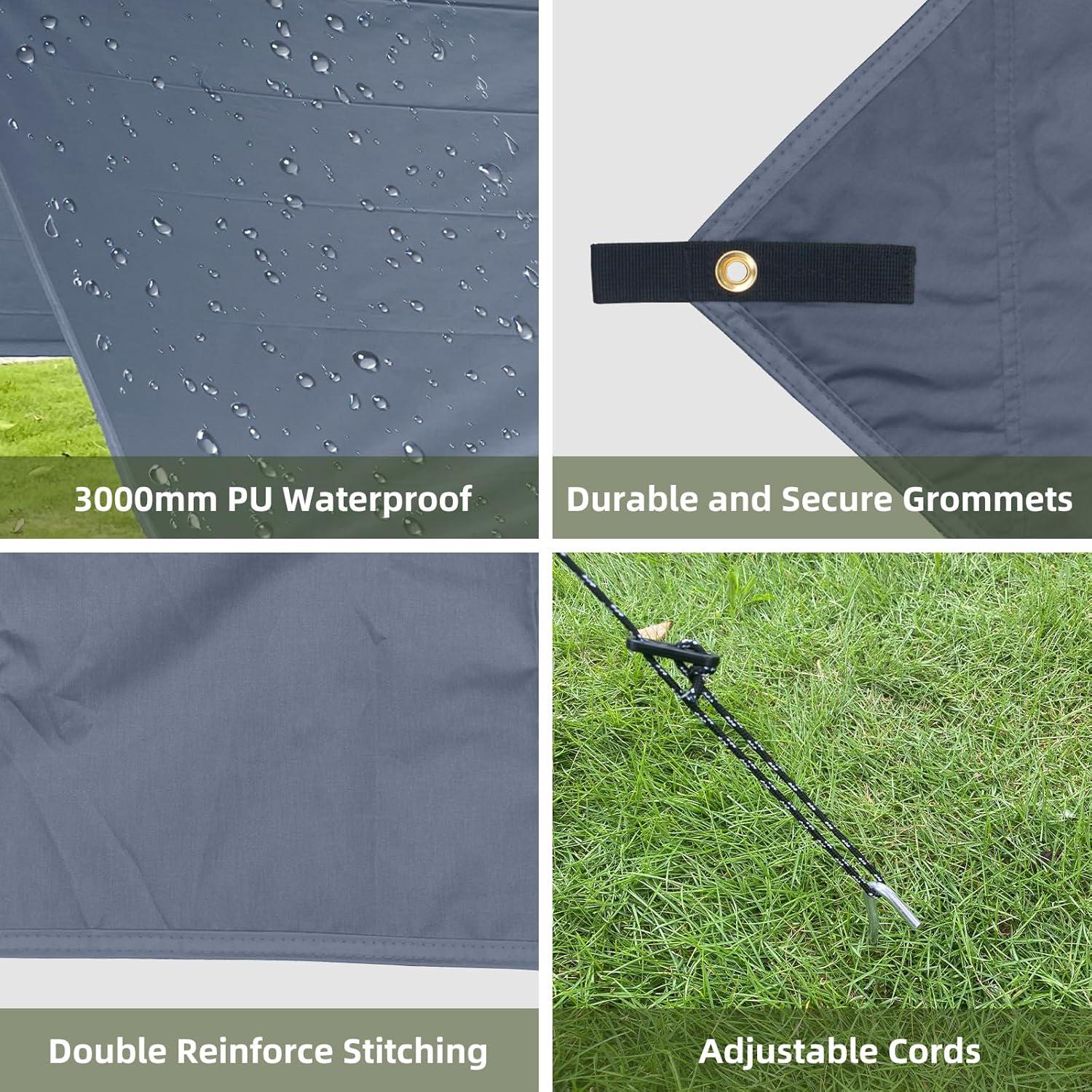 Lona Impermeable Joramoy 3x3m para Hamaca con Protección UV