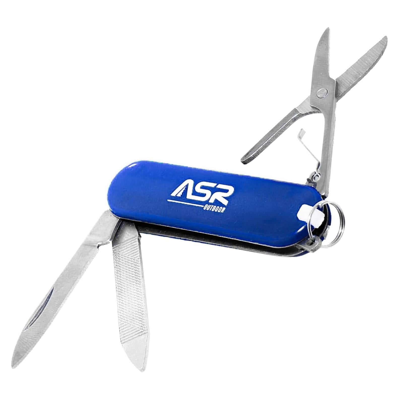 Cuchillo de bolsillo EDC ASR Outdoor mini azul 5 en 1