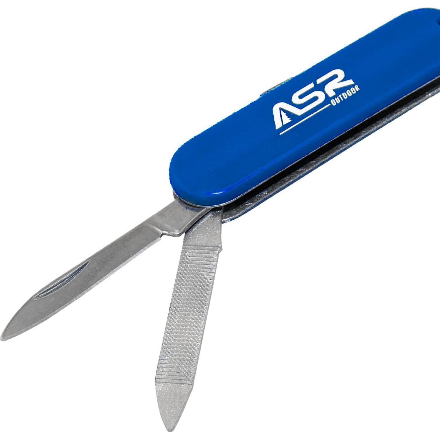 Cuchillo de bolsillo EDC ASR Outdoor mini azul 5 en 1