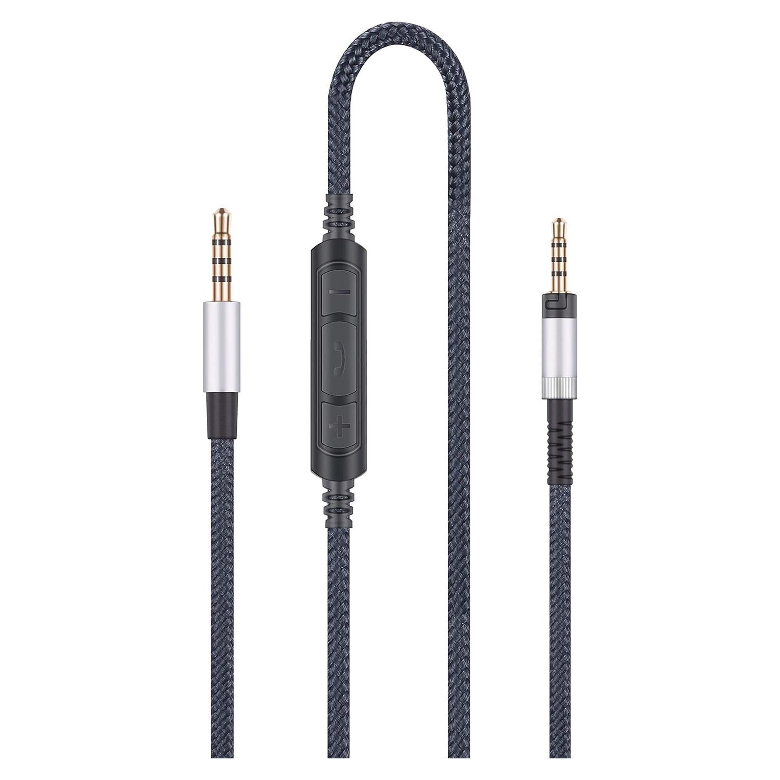 Cable de Audio AUX Ablet 1.2m con Control y Micrófono para Sennheiser