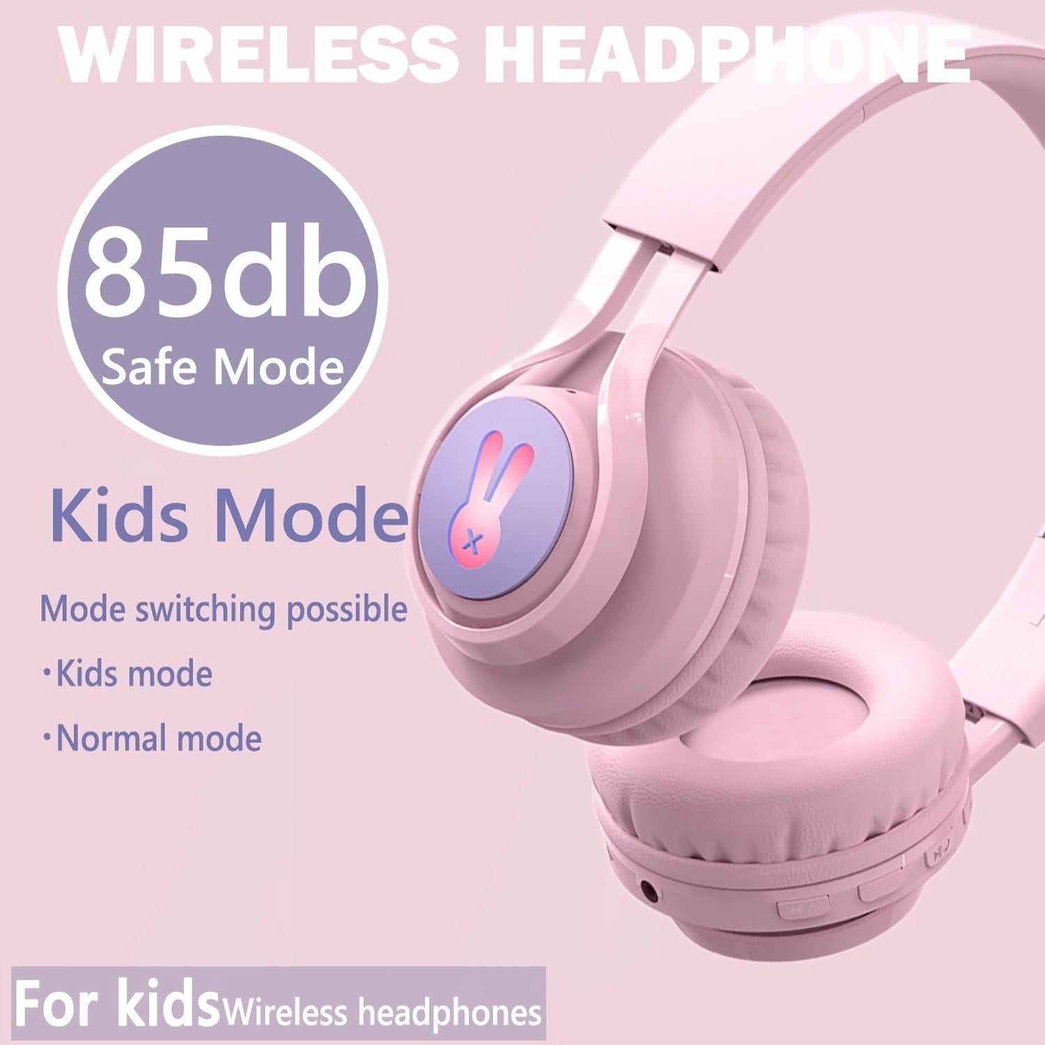 Auriculares Bluetooth Niños Shenzhenshi BT06C+ Rosa 85dB