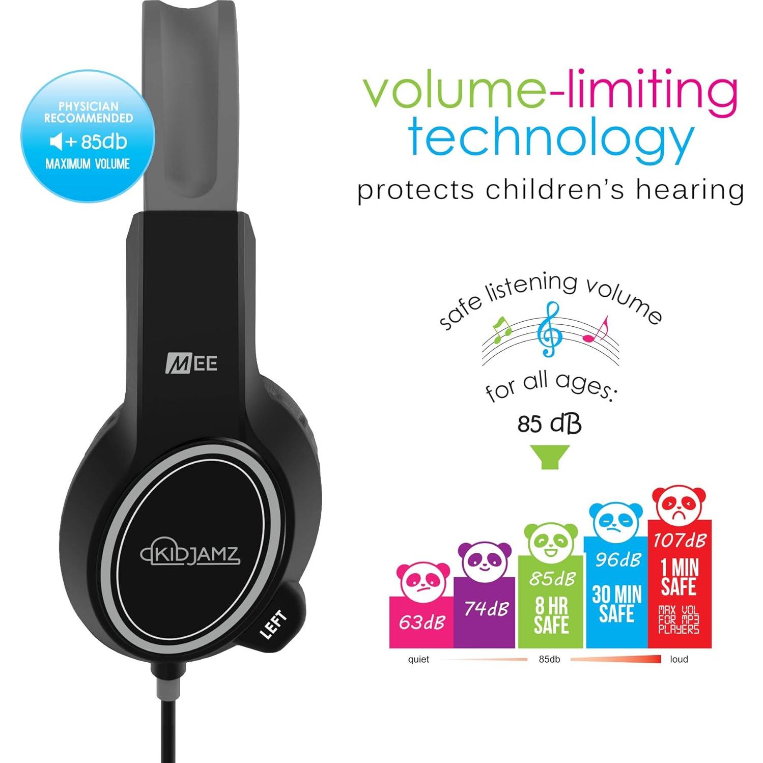 Auriculares MEE audio KidJamz 3 para Niños con Micrófono