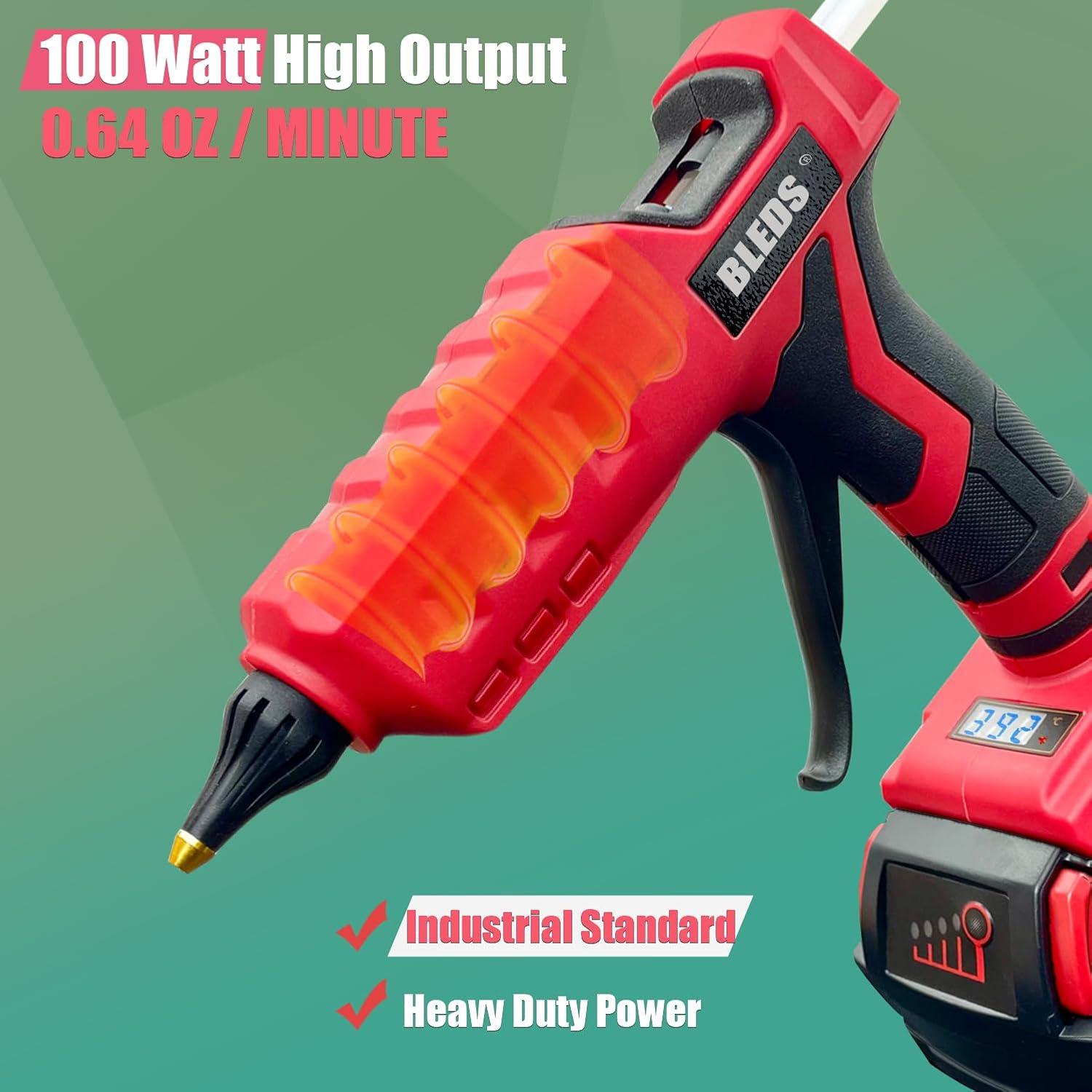 Pistola de Pegamento Inalámbrica BLEDS 100W para Batería Milwaukee 18V