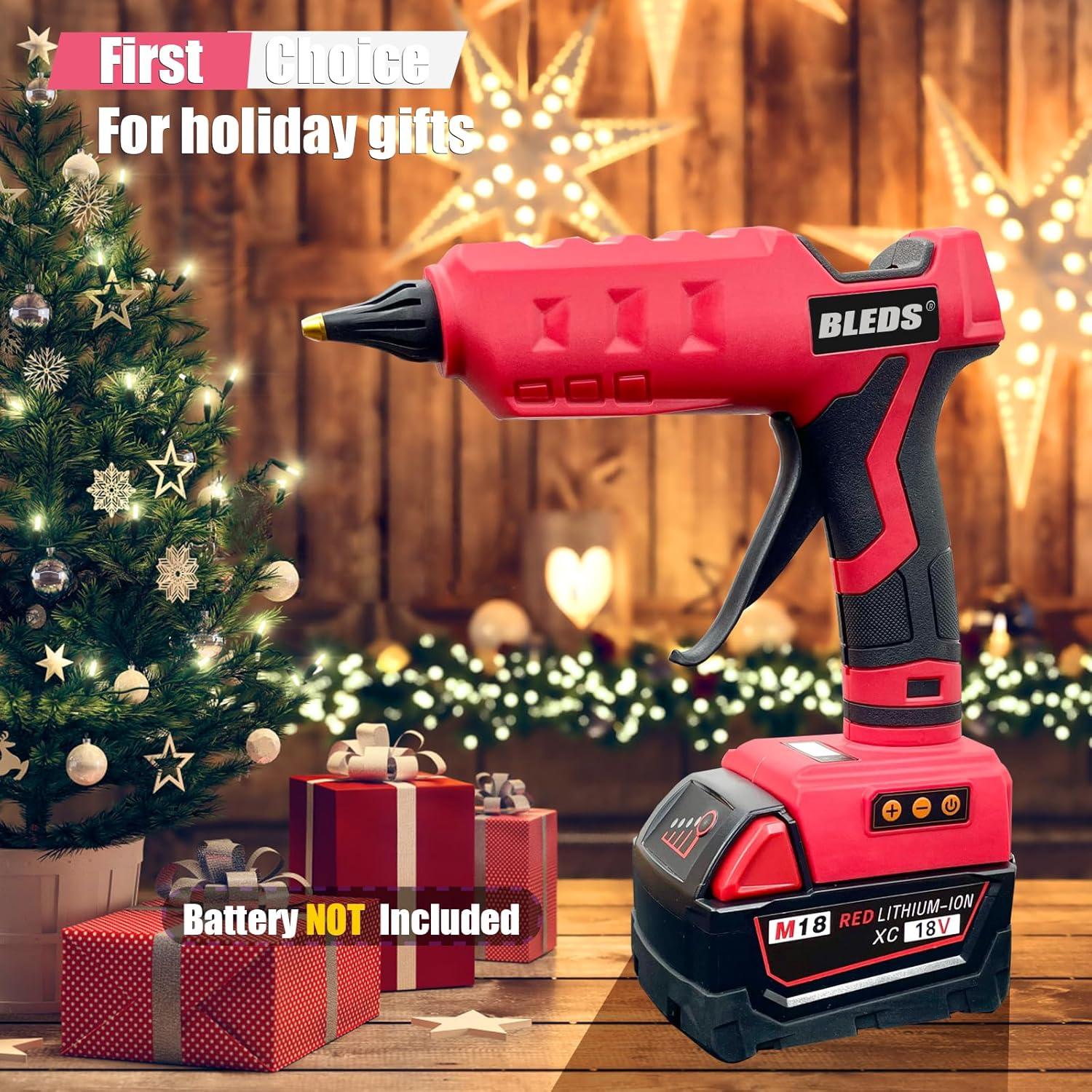 Pistola de Pegamento Inalámbrica BLEDS 100W para Batería Milwaukee 18V