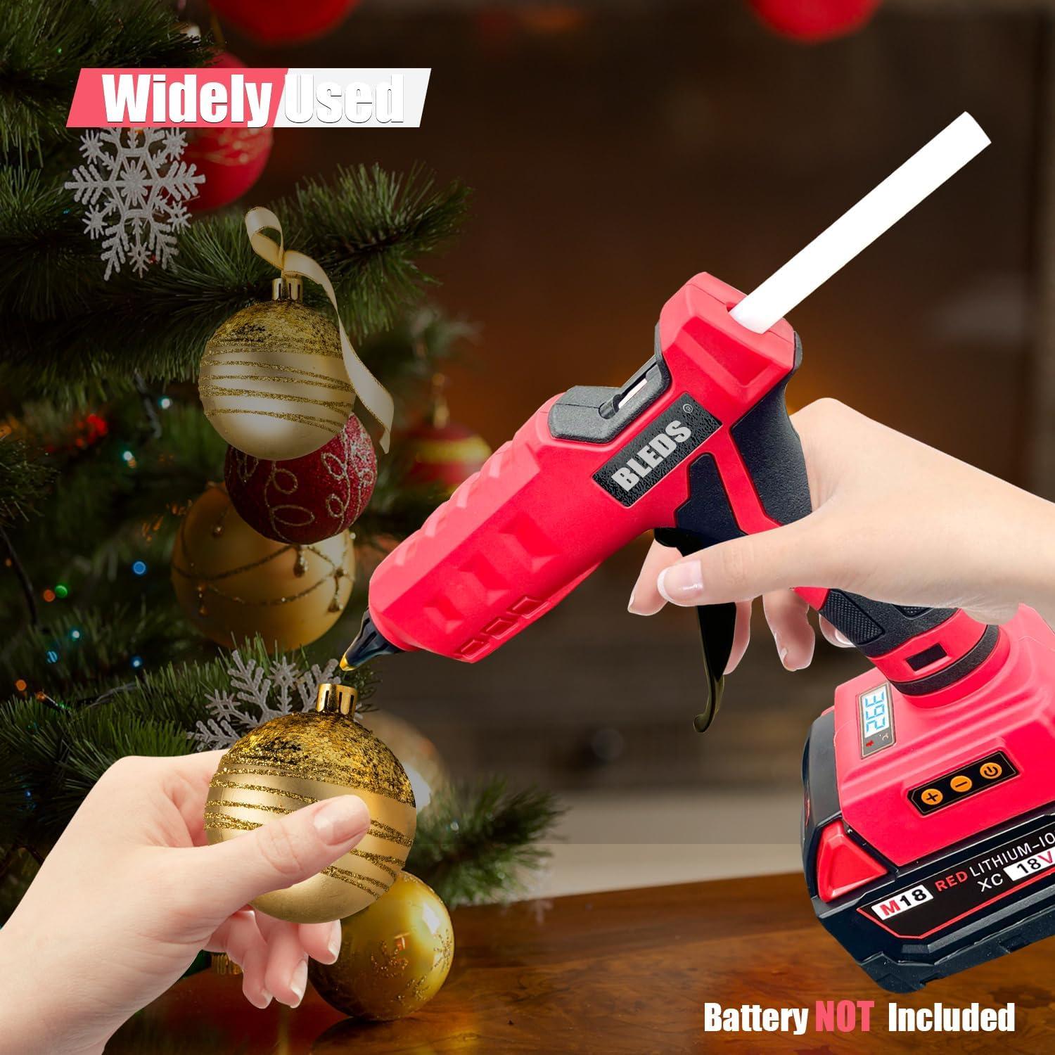 Pistola de Pegamento Inalámbrica BLEDS 100W para Batería Milwaukee 18V