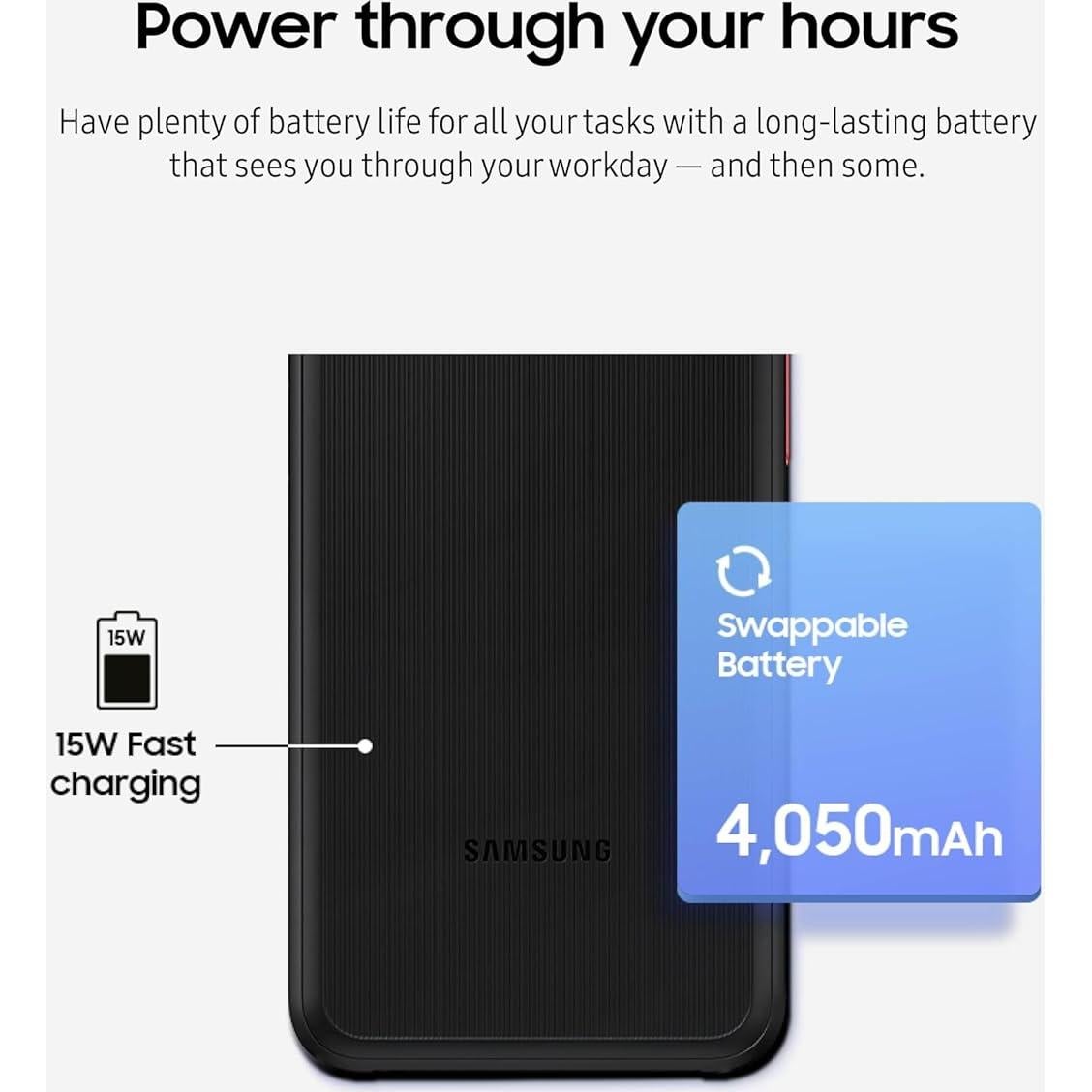 Samsung Galaxy XCover6 Pro 64GB Doble SIM Negro Resistente