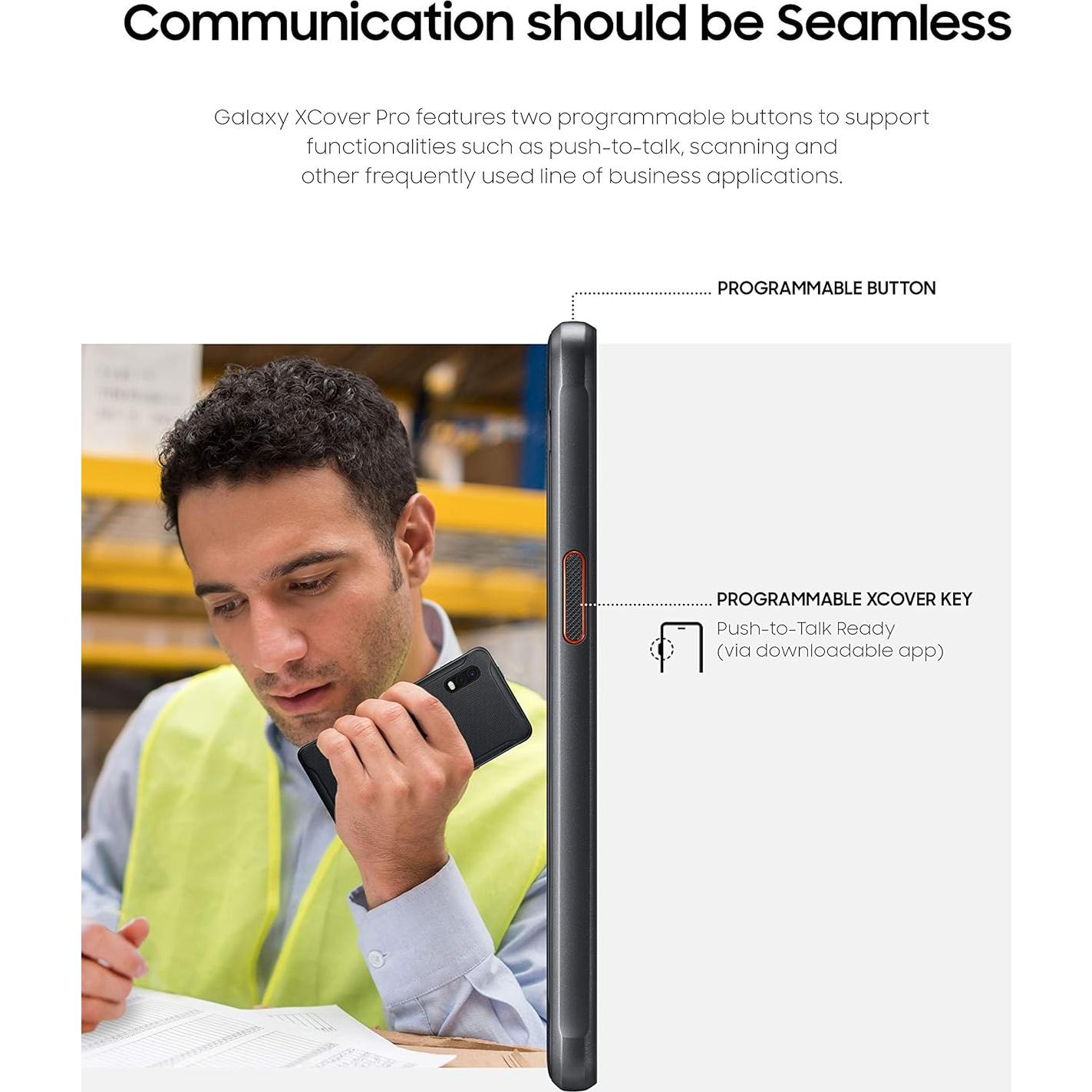 Samsung Galaxy XCover6 Pro 64GB Doble SIM Negro Resistente