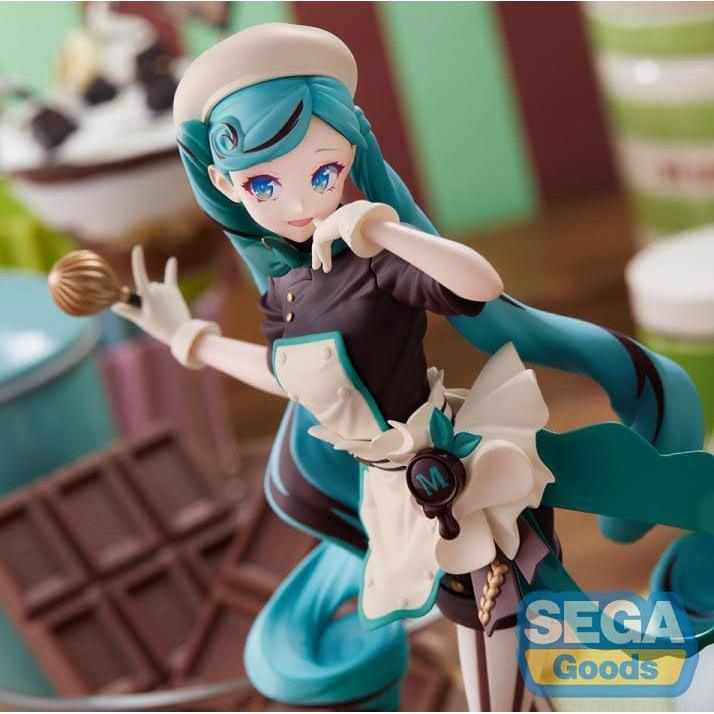 Estatua Hatsune Miku Luminasta Sega 21 cm Decorativa