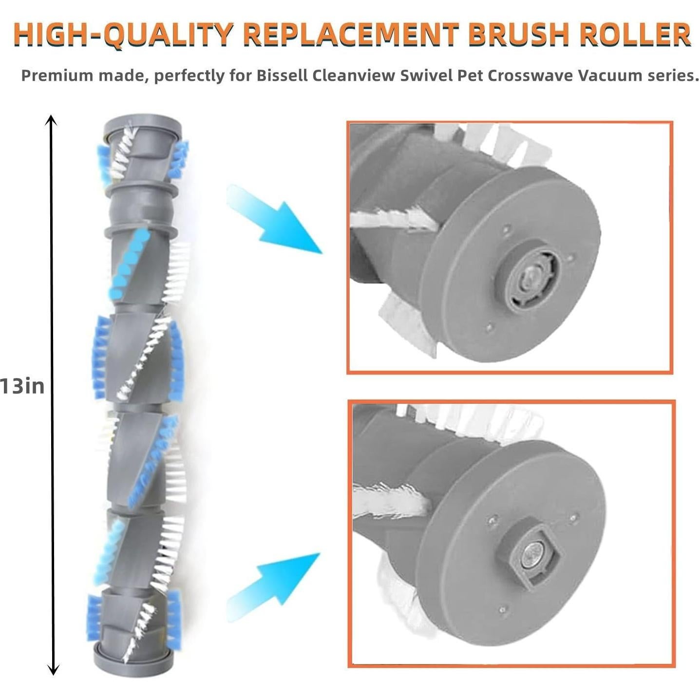 Correa y Rodillo de Reemplazo Bissell PowerForce Helix Turbo