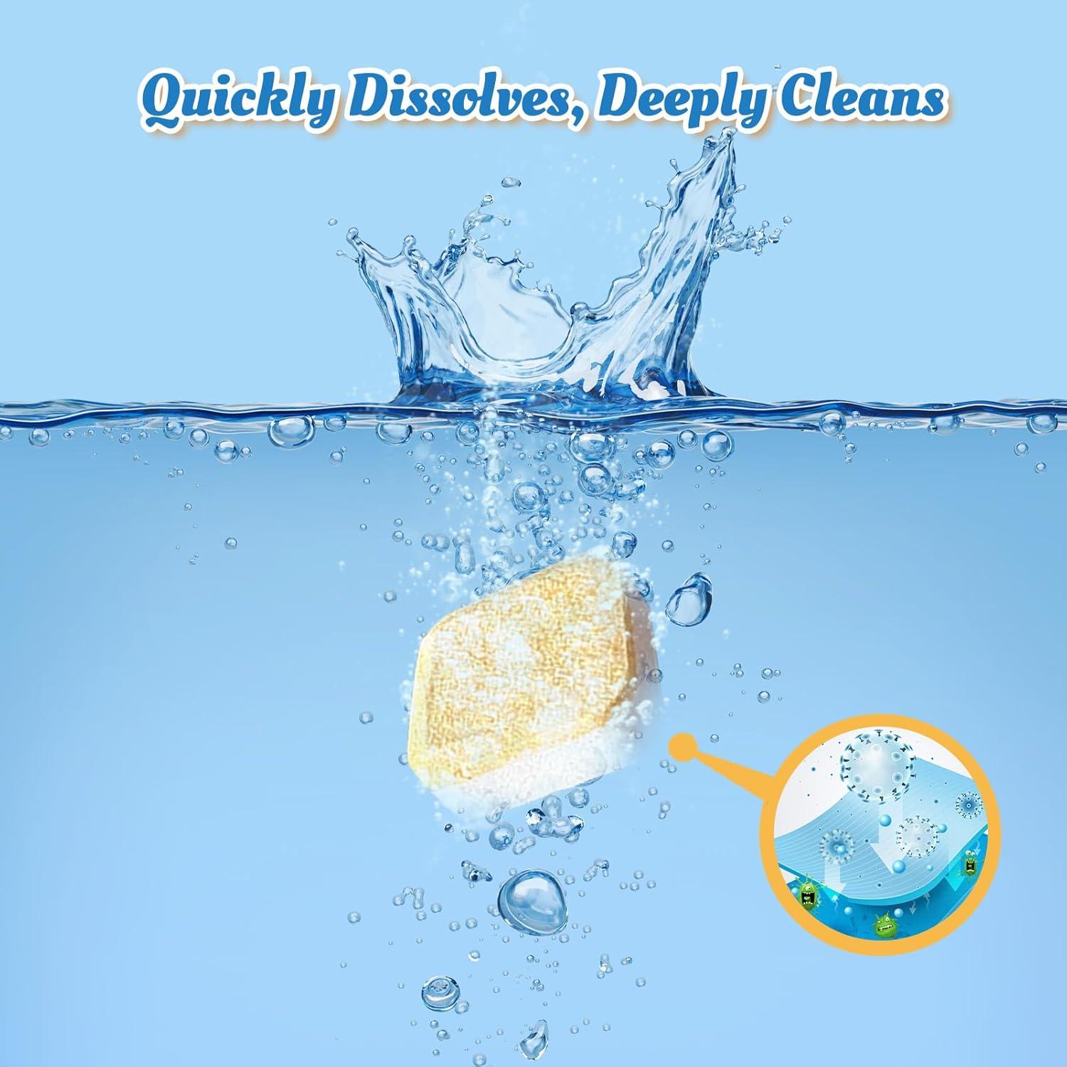 Tabletas Limpiadoras de Lavavajillas Bellaluce 48 Unidades Limón