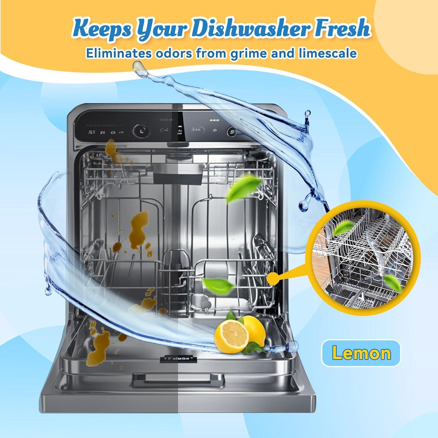 Tabletas Limpiadoras de Lavavajillas Bellaluce 48 Unidades Limón