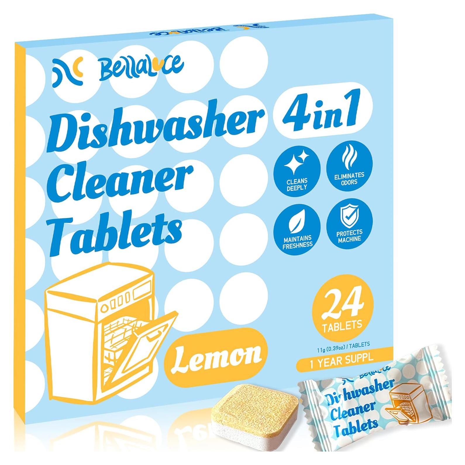 Tabletas Desinfectantes Bellaluce para Lavavajillas - 24 Unidades