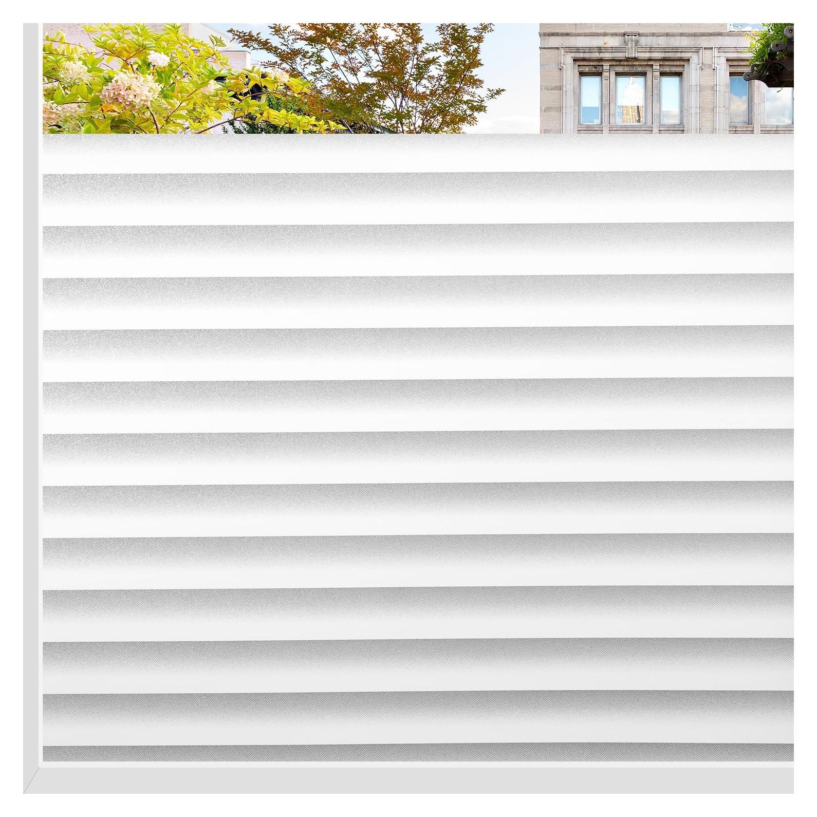 Película de Privacidad para Ventanas Donox 30x200 cm Patrón Persianas