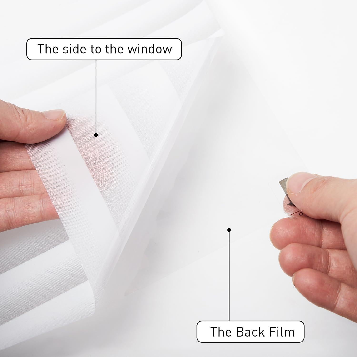 Película de Privacidad para Ventanas Donox 30x200 cm Patrón Persianas