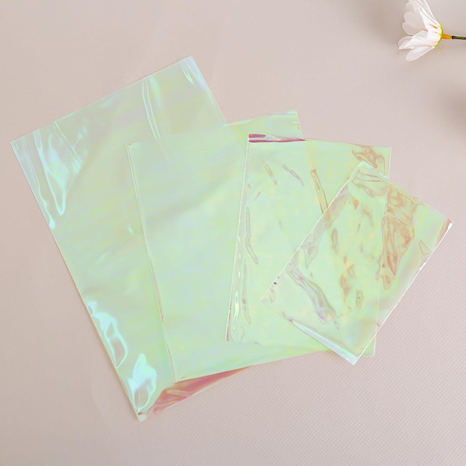 Bolsas de Celofán Holográfico Morepack 7.62x12.7 cm 100 Pcs