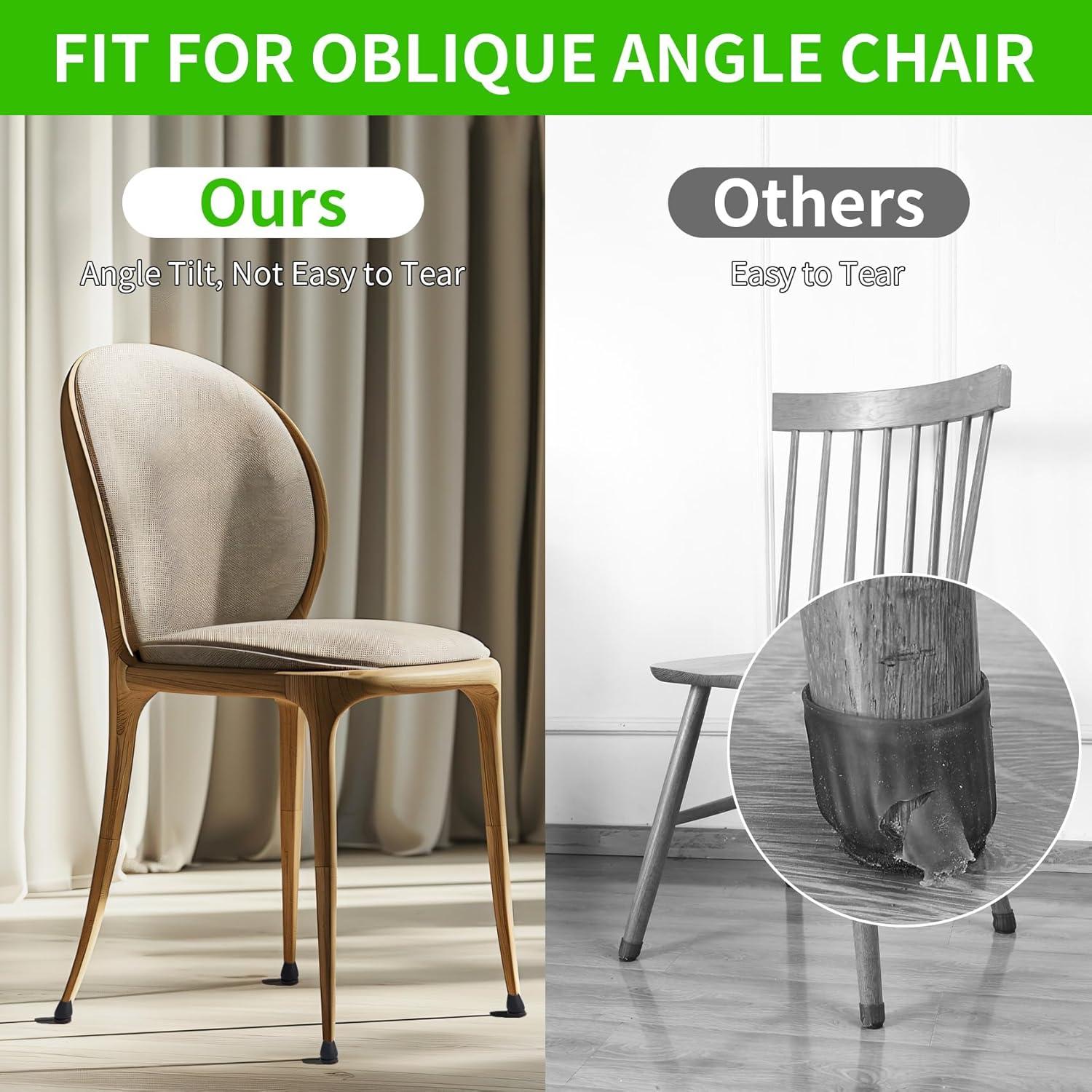 16 Protectores de Suelo para Patas de Sillas GAGUIUP - Negro