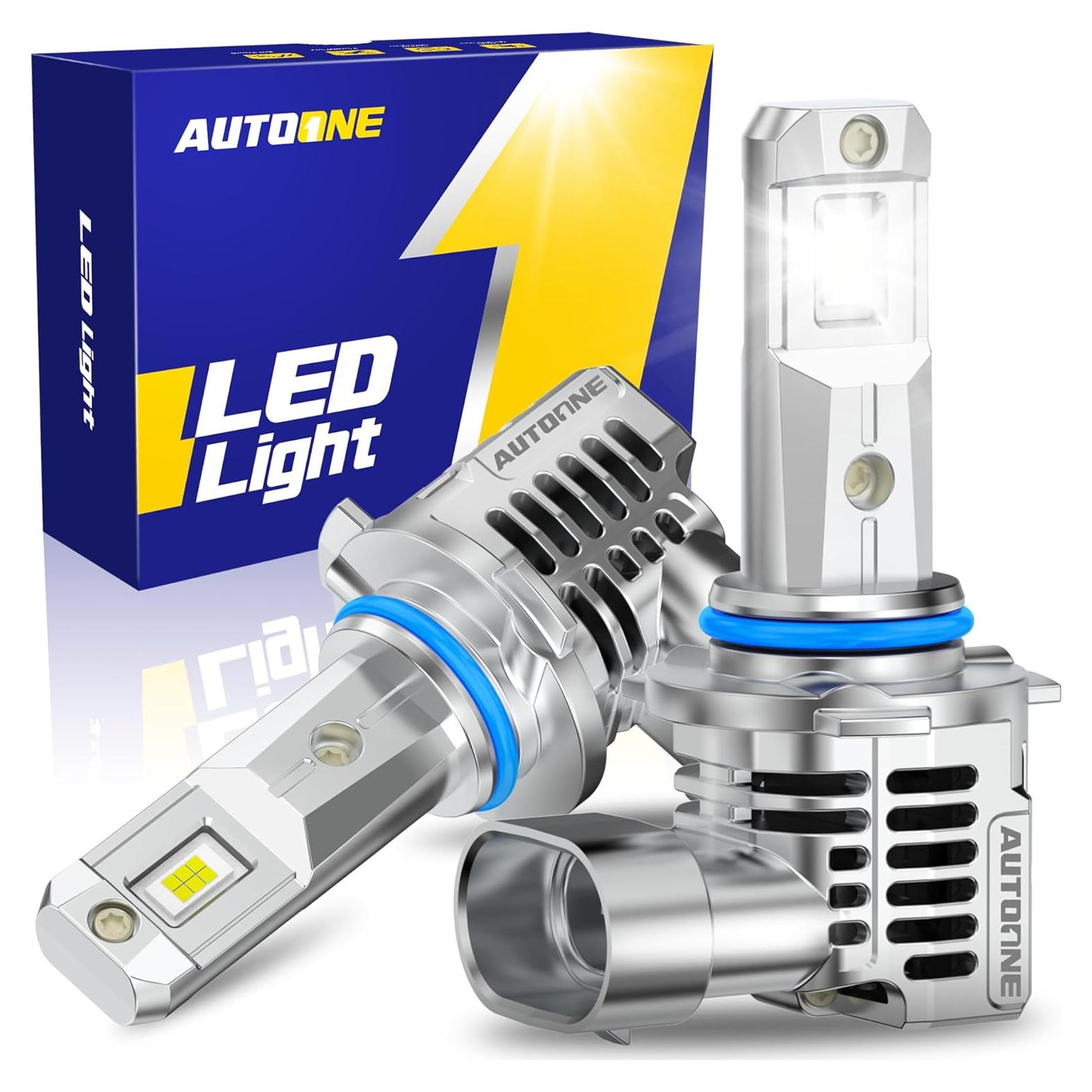 Bombillas LED AUTOONE 9012 HIR2 32000LM 6500K IP68 - Paquete de 2