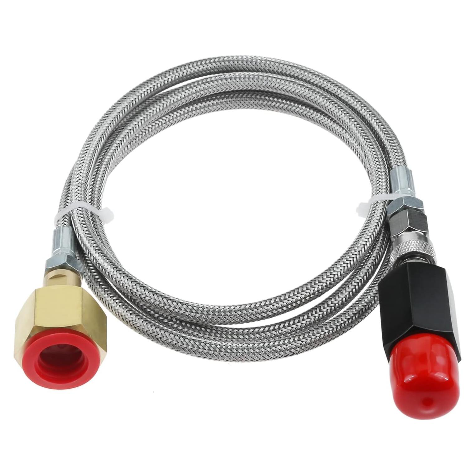 Manguera Adaptadora CO2 TEENGSE 152.4cm Acero Inoxidable