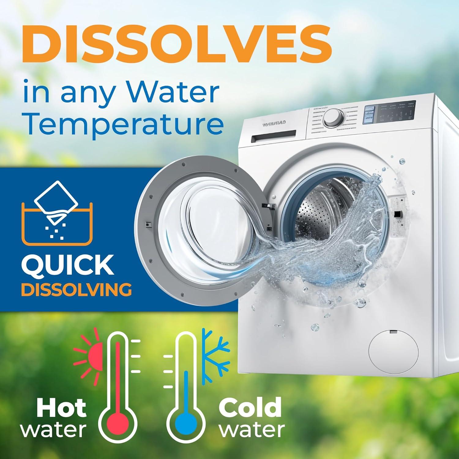 Hojas de detergente Gull Living Travel sin fragancia - 10 cargas