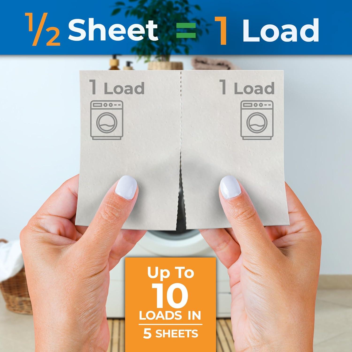 Hojas de detergente Gull Living Travel sin fragancia - 10 cargas