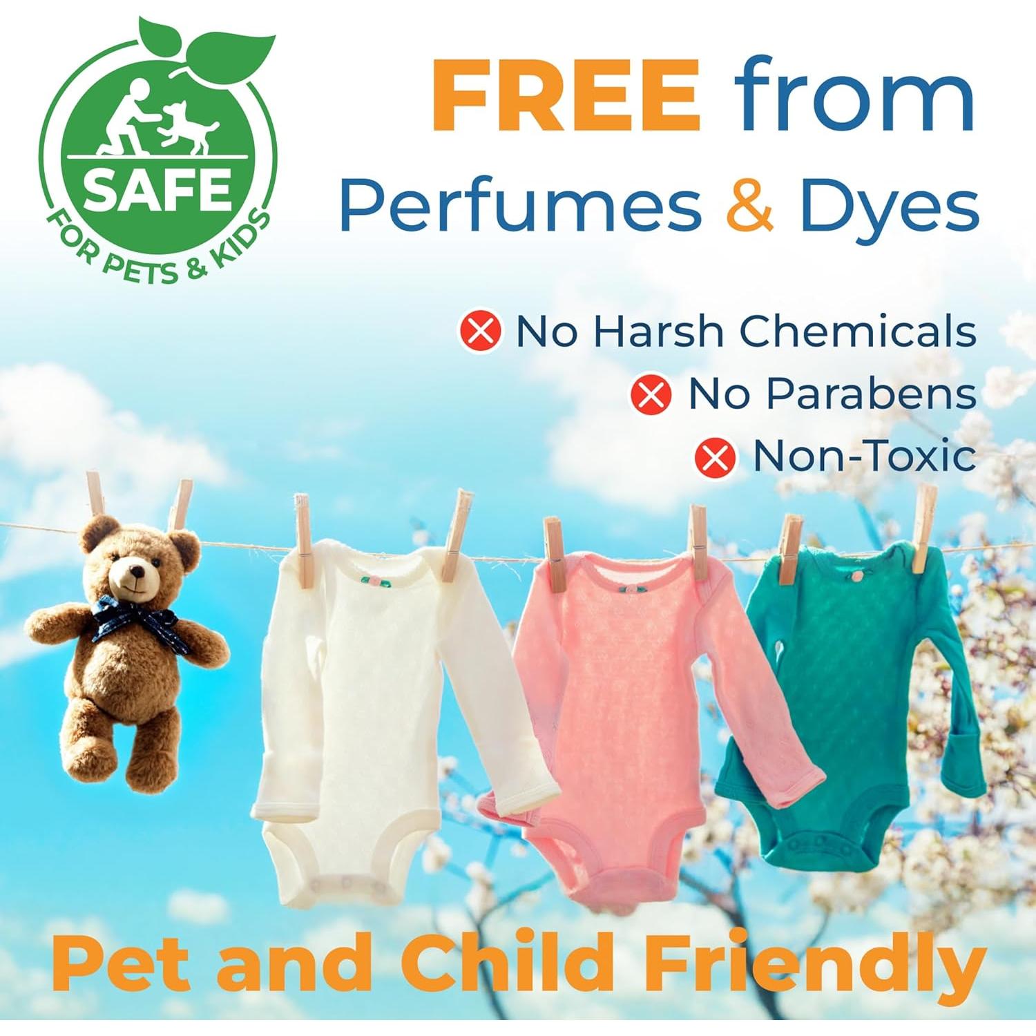 Hojas de detergente Gull Living Travel sin fragancia - 10 cargas