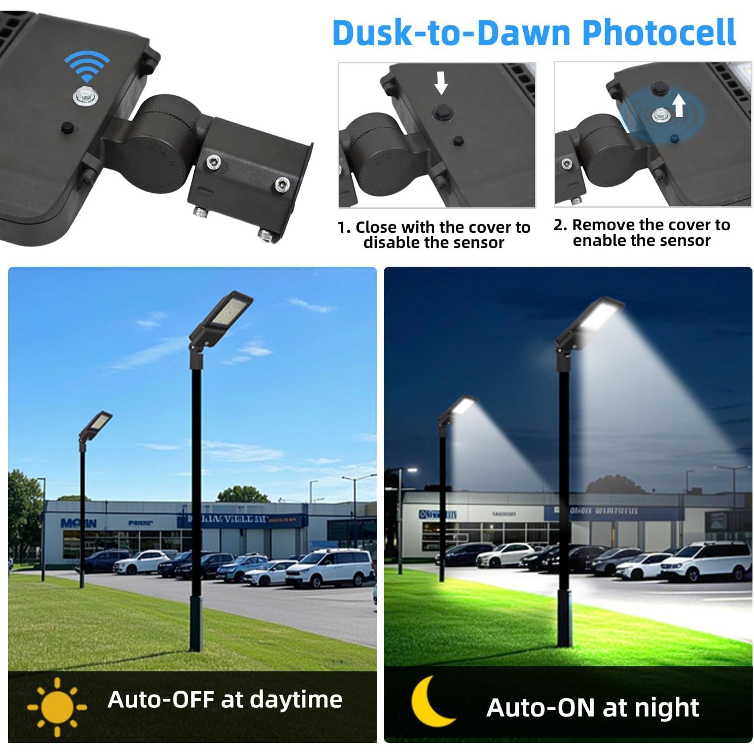 Paquete de 3 luces LED 300W SEURON 39000LM IP65 para exteriores