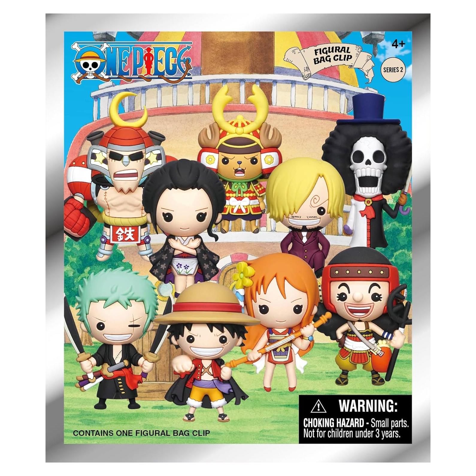 Clip de Bolsa Espuma 3D Monogram One Piece - Figura Aleatoria