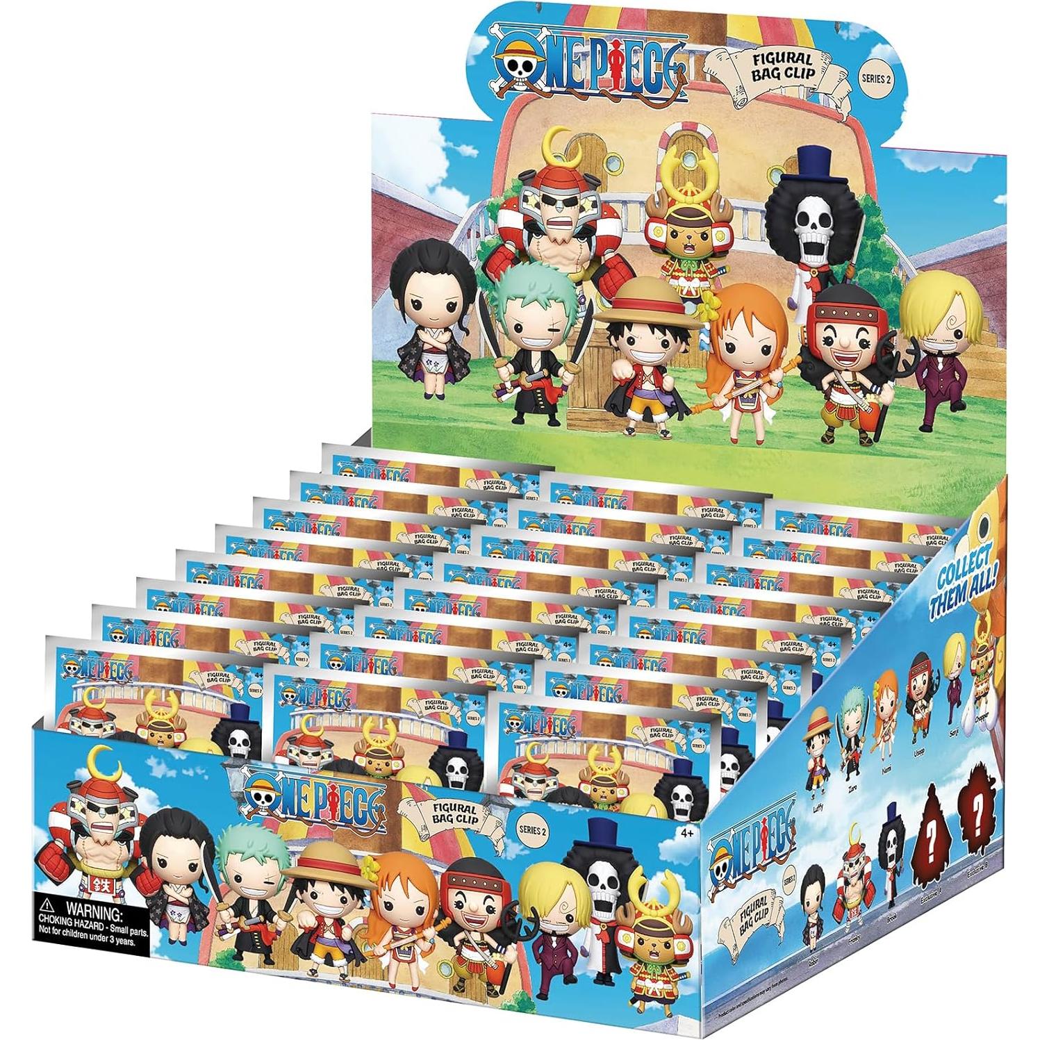 Clip de Bolsa Espuma 3D Monogram One Piece - Figura Aleatoria