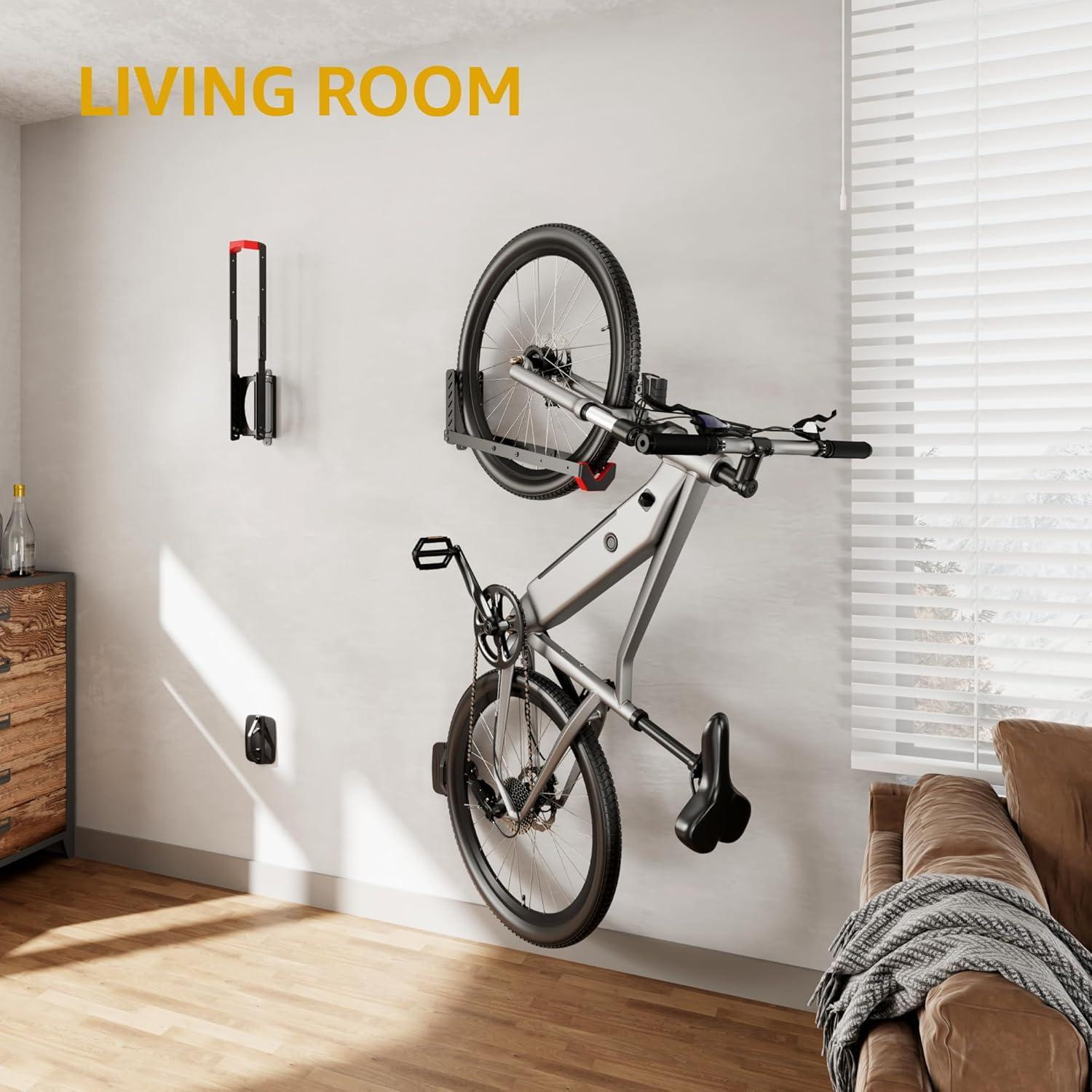 Soporte de Pared para Bicicleta monTEK Giratorio 35 kg