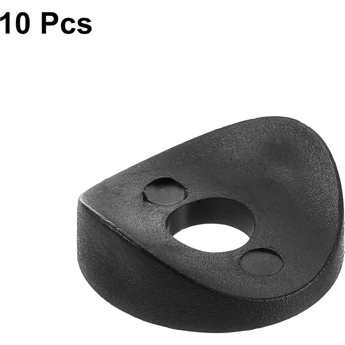 Arandelas Redondas de Plástico Nylon uxcell 10 Pcs 8x25x3mm