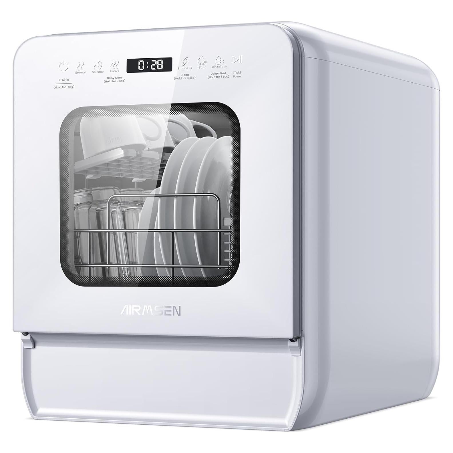 Lavavajillas Portátil AIRMSEN C01 4 Juegos 9 Programas 5L