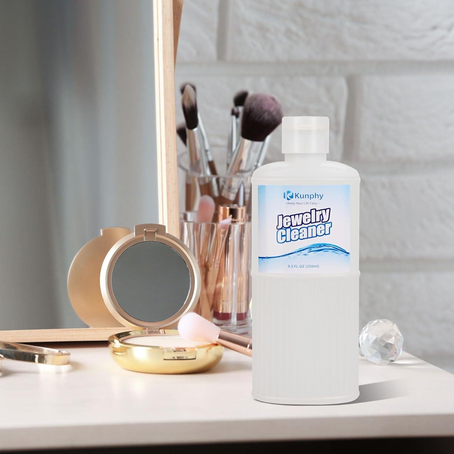 Limpiador Ultrasónico de Joyas Kunphy 240 ml - 2 Paquetes