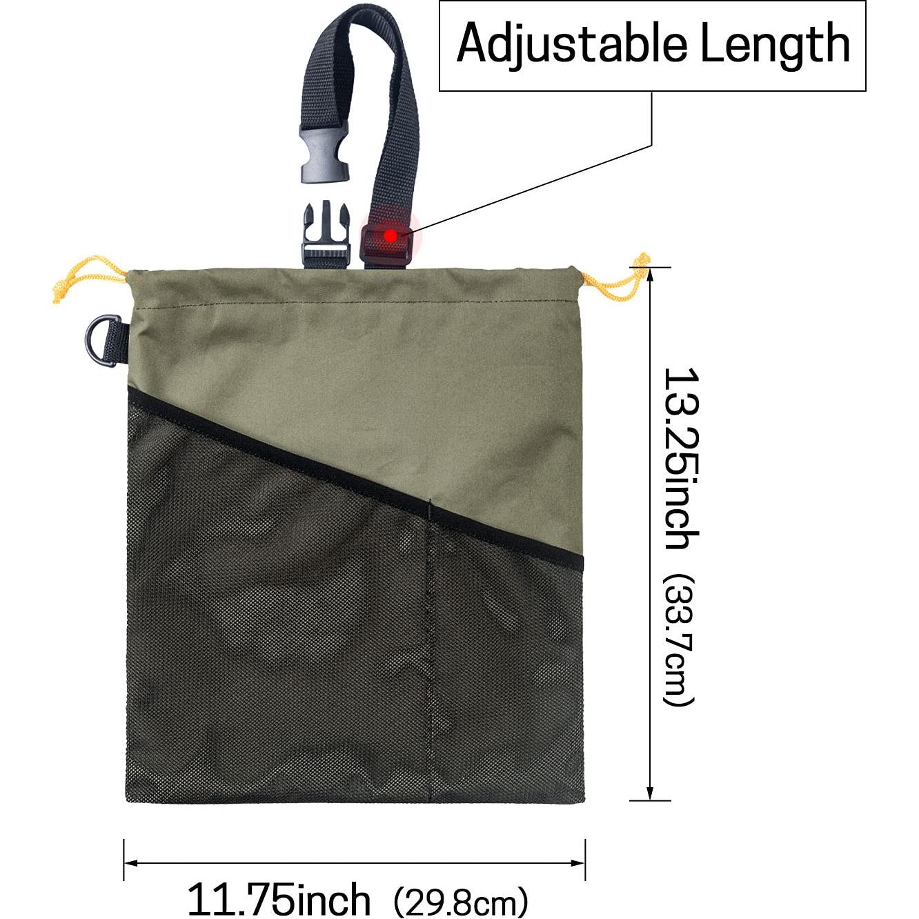 Bolsa de Basura para Coche GNEGNI 2PCS Impermeable 33.66x29.85cm