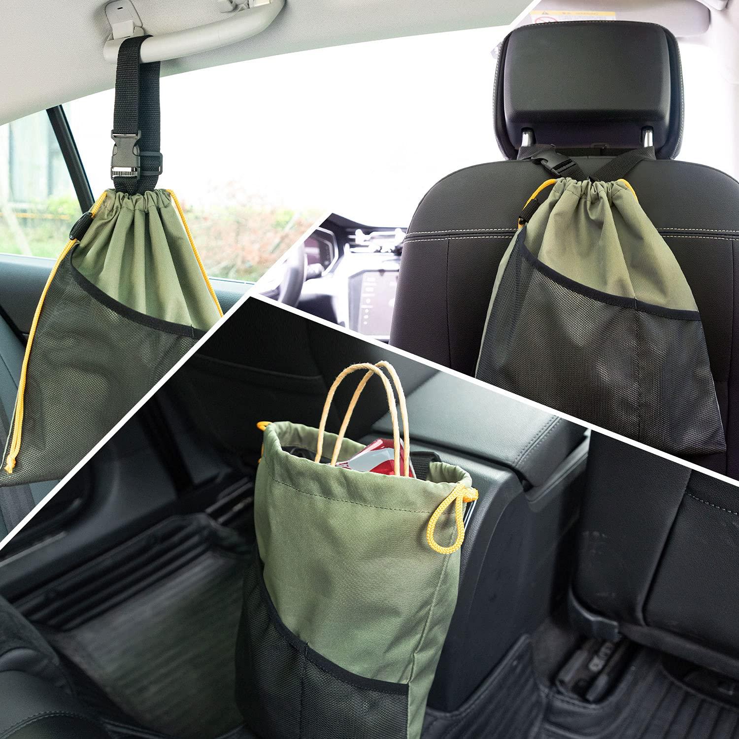 Bolsa de Basura para Coche GNEGNI 2PCS Impermeable 33.66x29.85cm