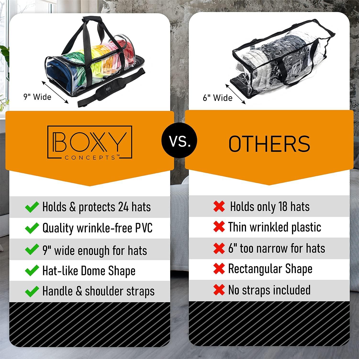 Bolsa de Almacenamiento para Gorras Boxy Concepts - 24 Gorras