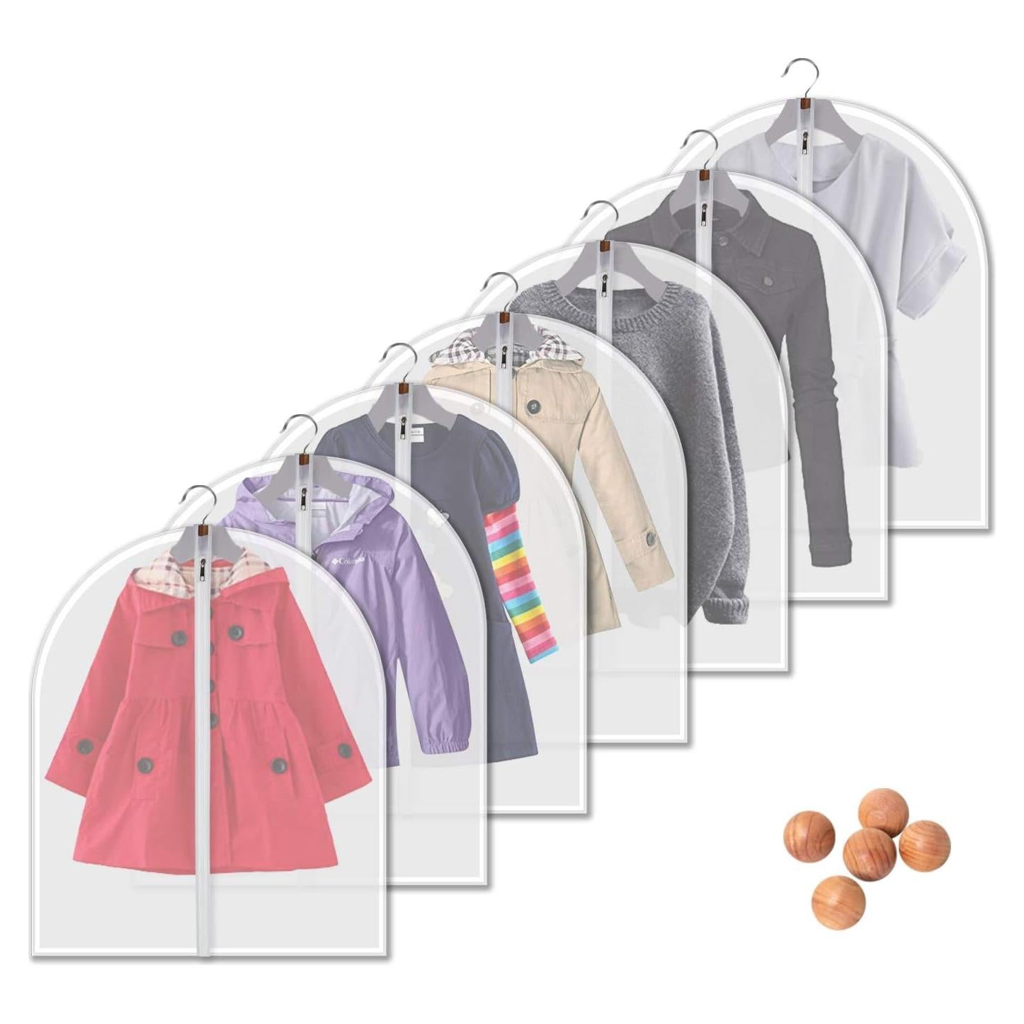 Juego de 7 Bolsas de Almacenamiento VOSIGREEN 61x79cm con Cedro