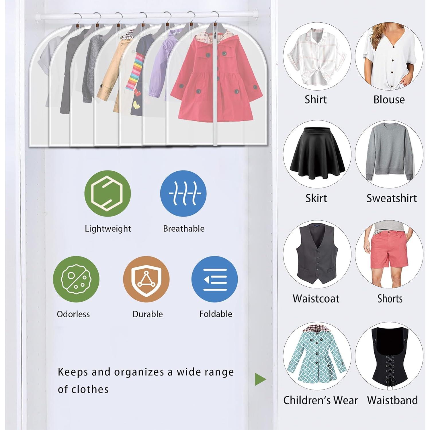 Juego de 7 Bolsas de Almacenamiento VOSIGREEN 61x79cm con Cedro