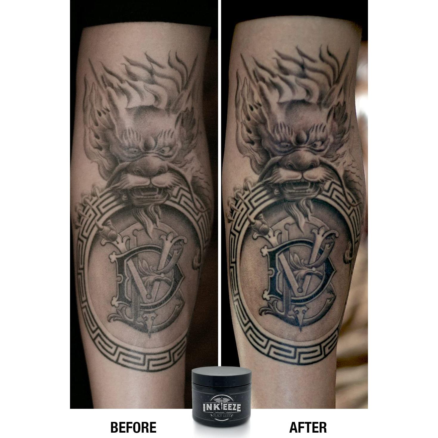 Ungüento Negro INK-EEZE para Tatuajes 170g Aceites Esenciales