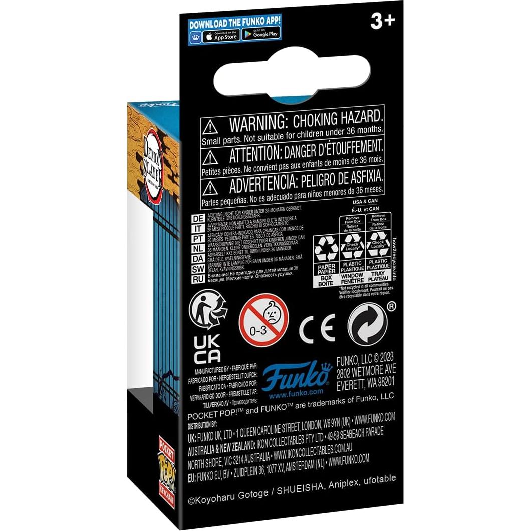 Funko POP! Llavero Tanjiro Kamado Demon Slayer 11.76 cm