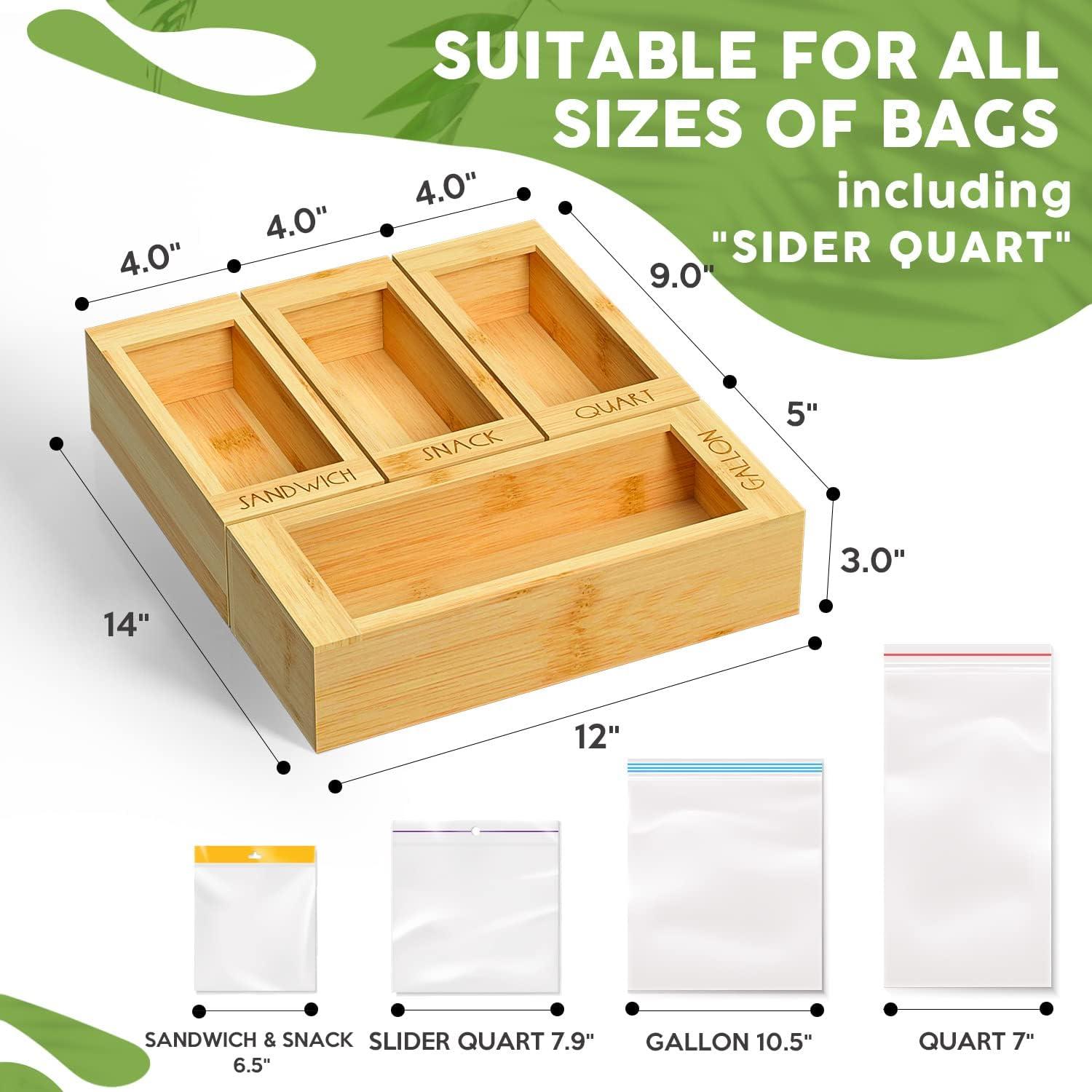 Organizador de Bolsas de Almacenamiento DALSHABET Beige 4 Compartimentos