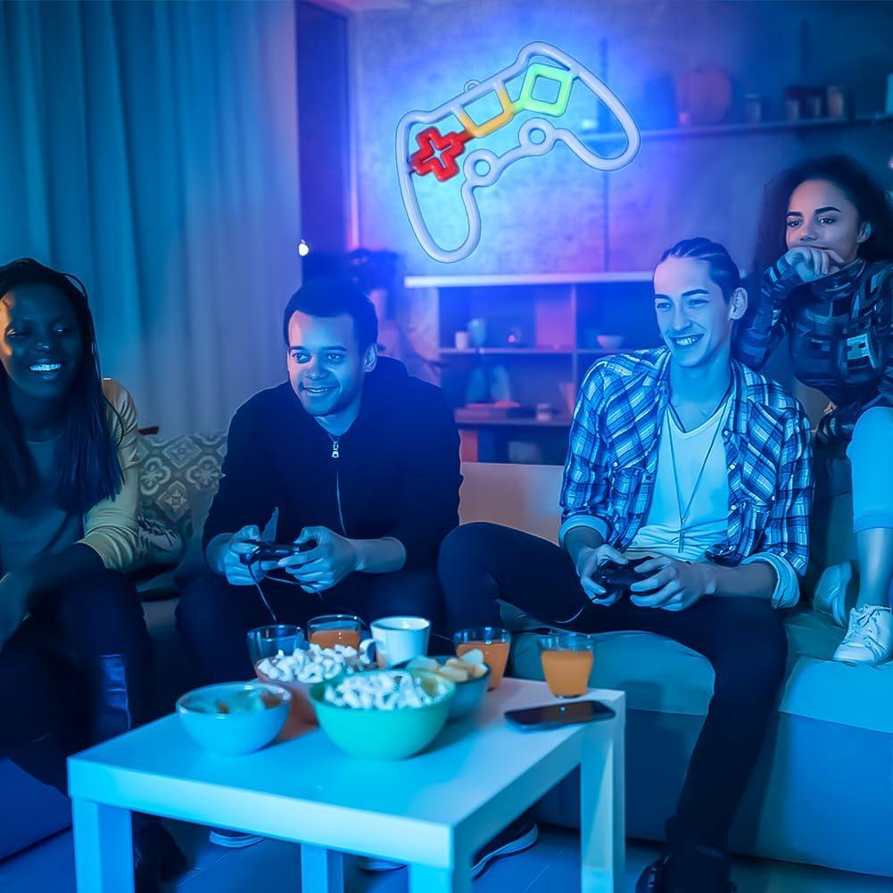 Luz de Neón Gamer Vicloon Controlador LED 28x22.3cm USB