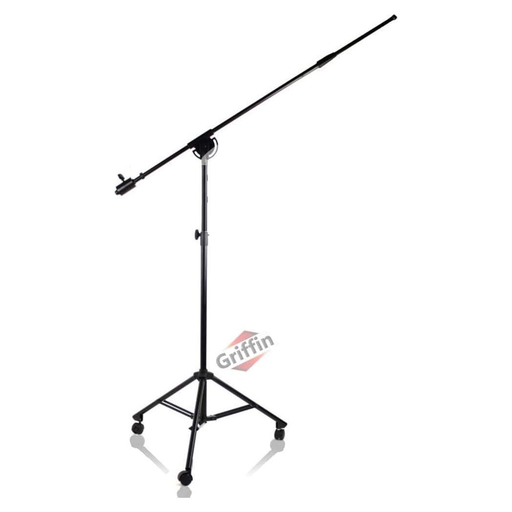 Soporte de Micrófono Rodante Griffin 11FT con Brazo Telescópico