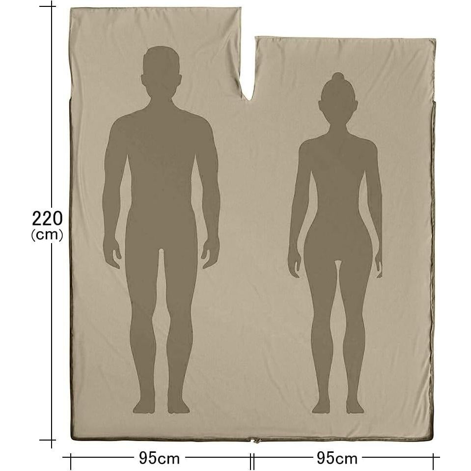 Forro de Saco de Dormir WILLNORN Microfibra Compacto 219x95cm