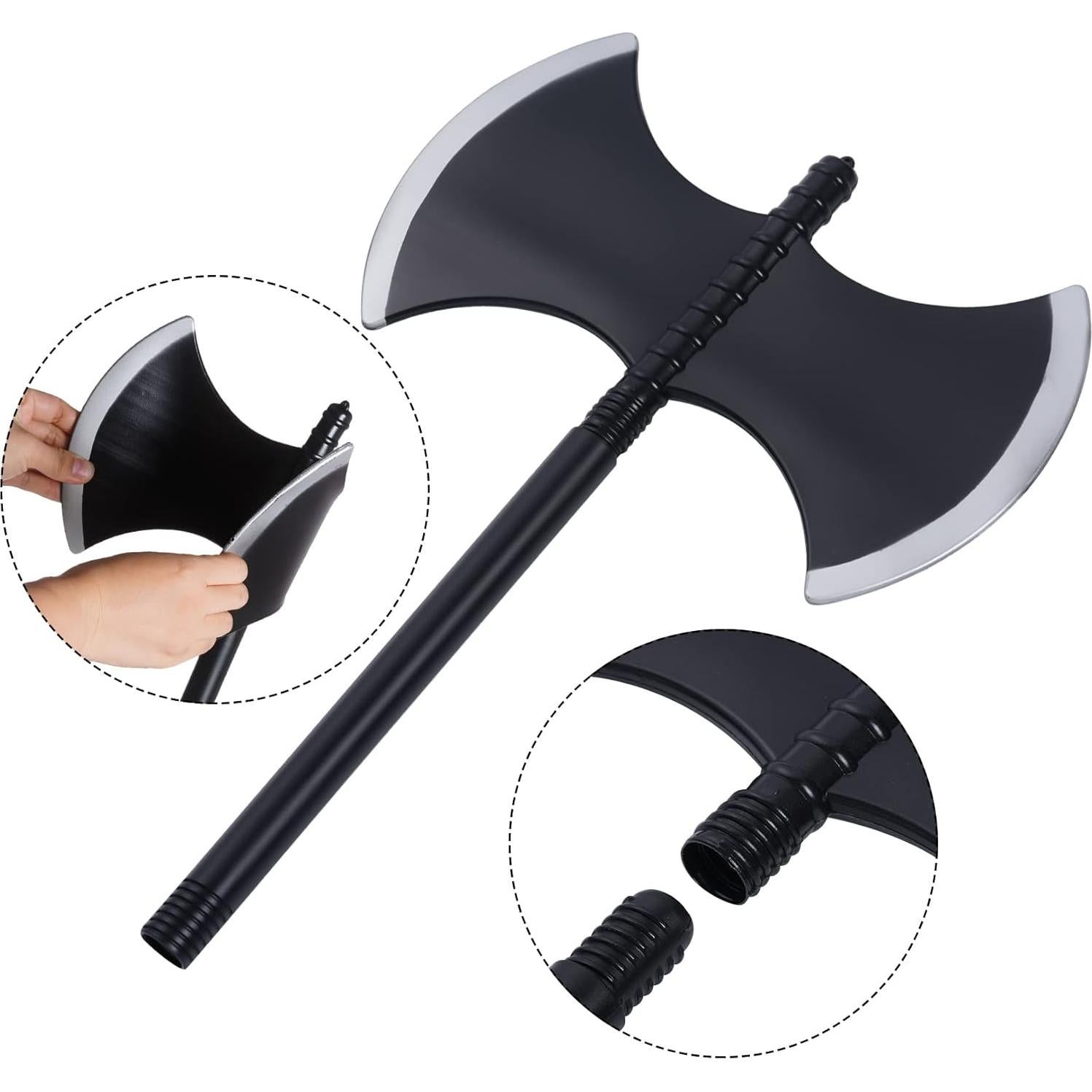 Hacha de Disfraz Medieval Vikinga Dxhycc 100 cm Accesorio