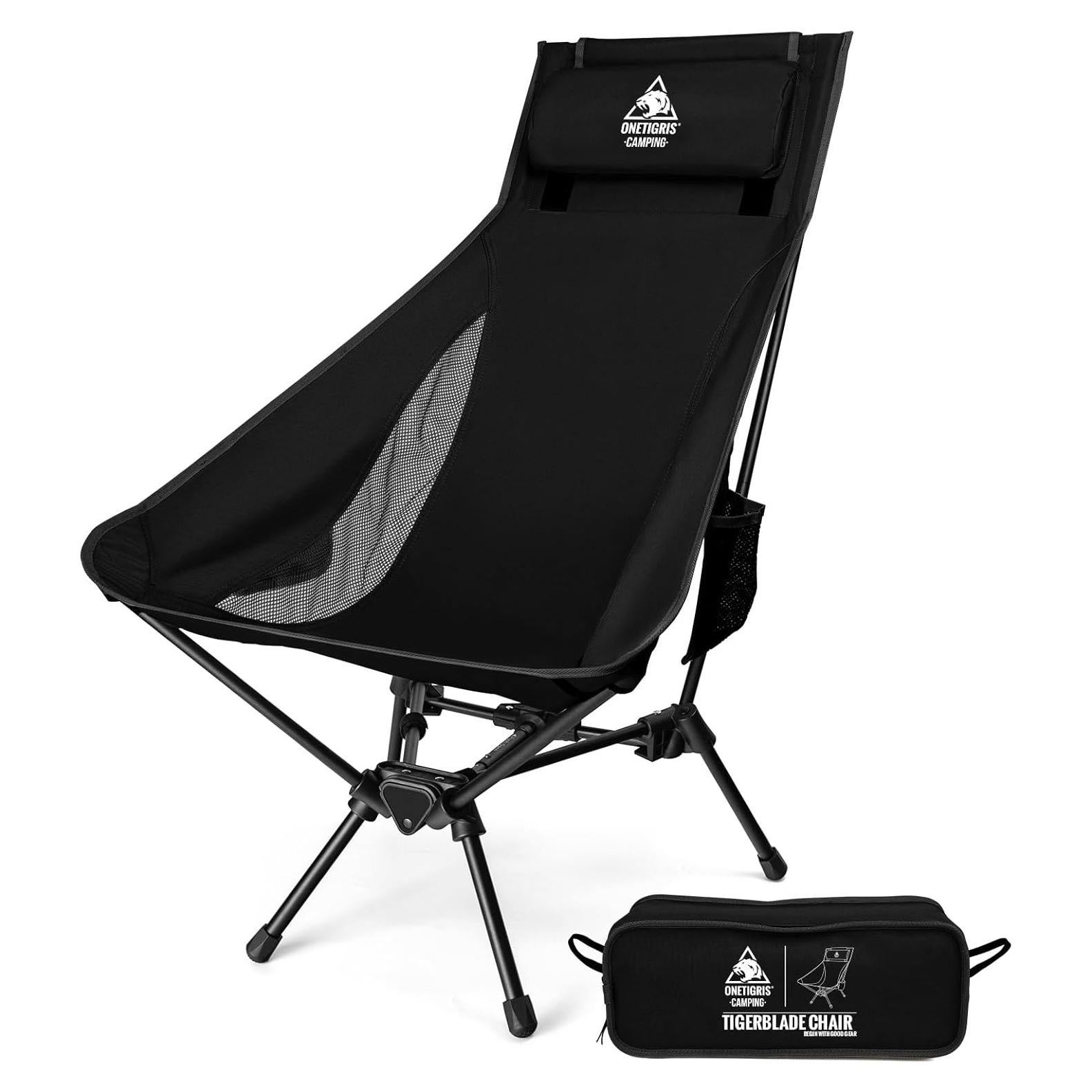 Silla de Camping OneTigris Tigerblade Respaldo Alto Plegable