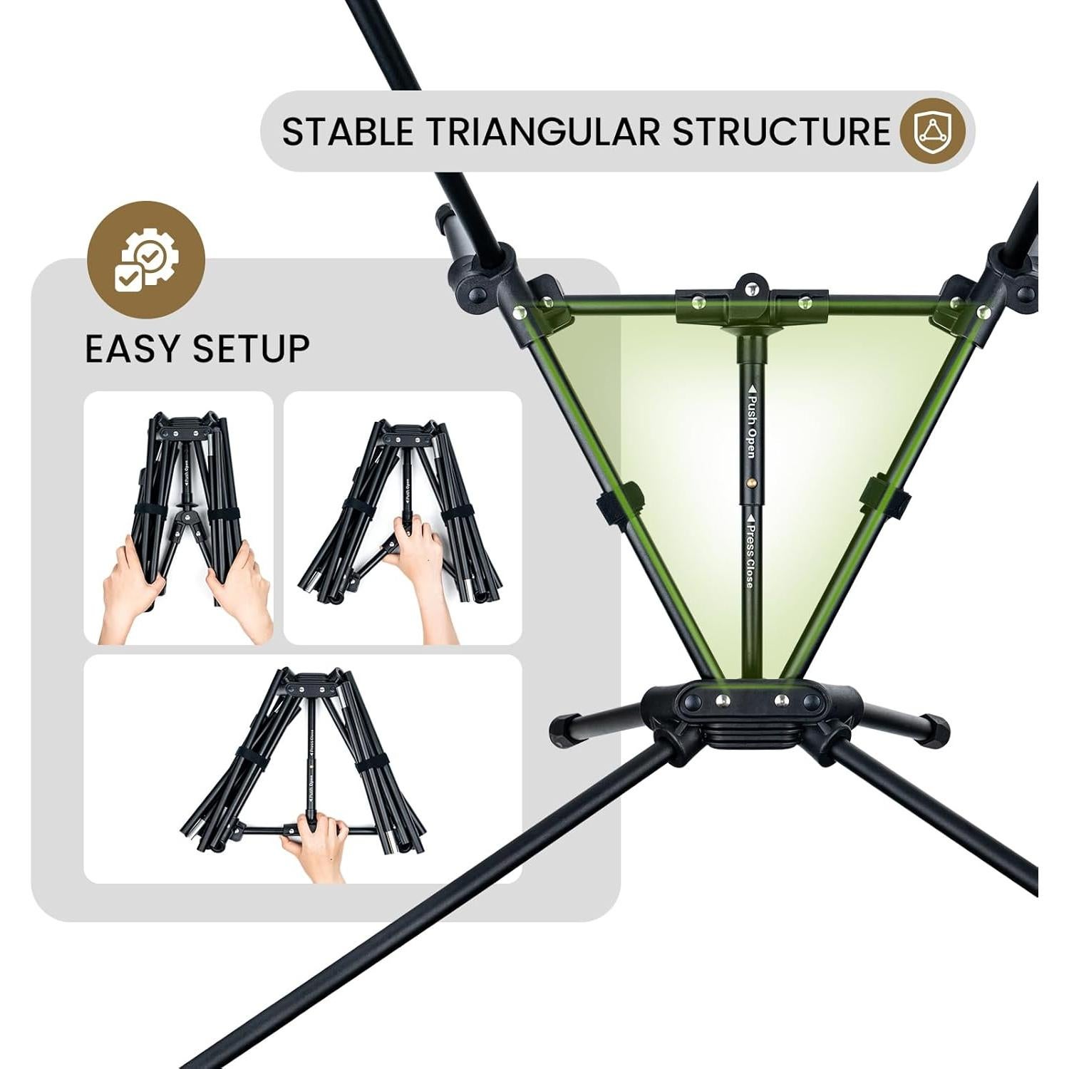 Silla de Camping OneTigris Tigerblade Respaldo Alto Plegable