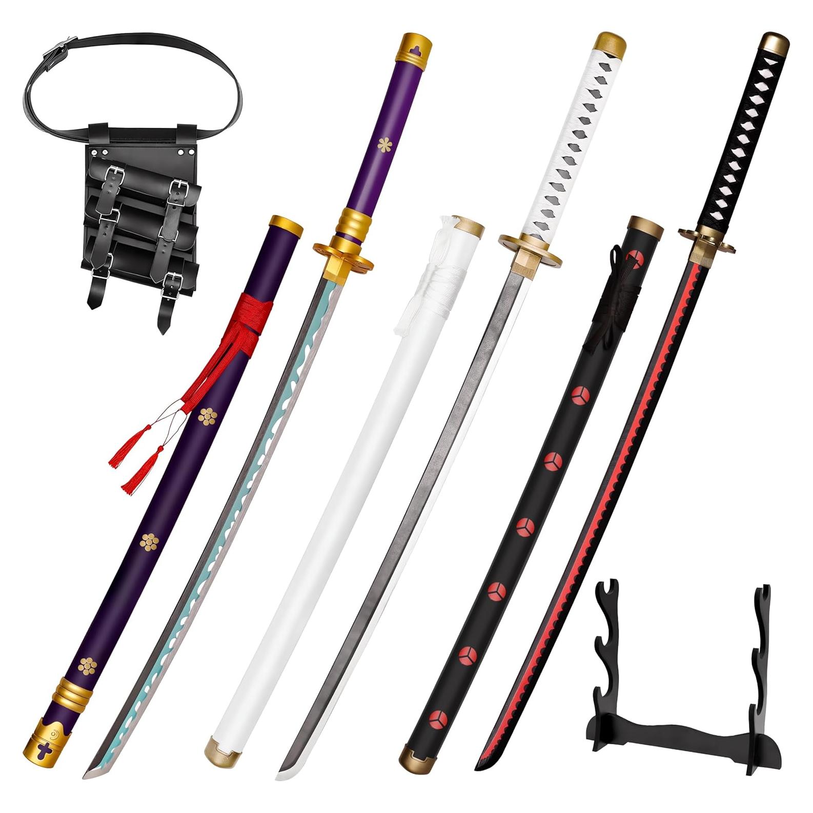 Set de 3 Props de Cosplay Zoro 101.84 cm Kaoudt