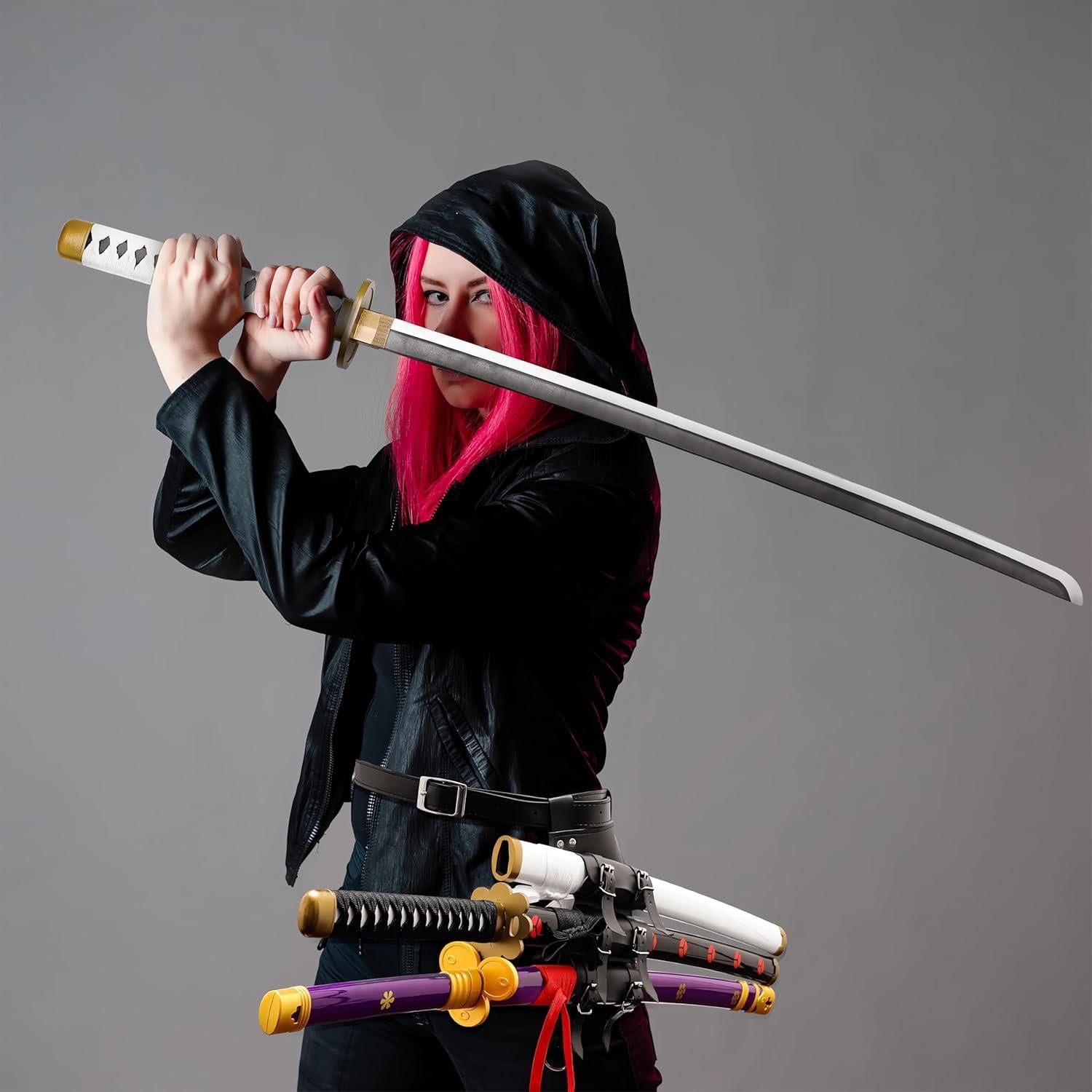 Set de 3 Props de Cosplay Zoro 101.84 cm Kaoudt