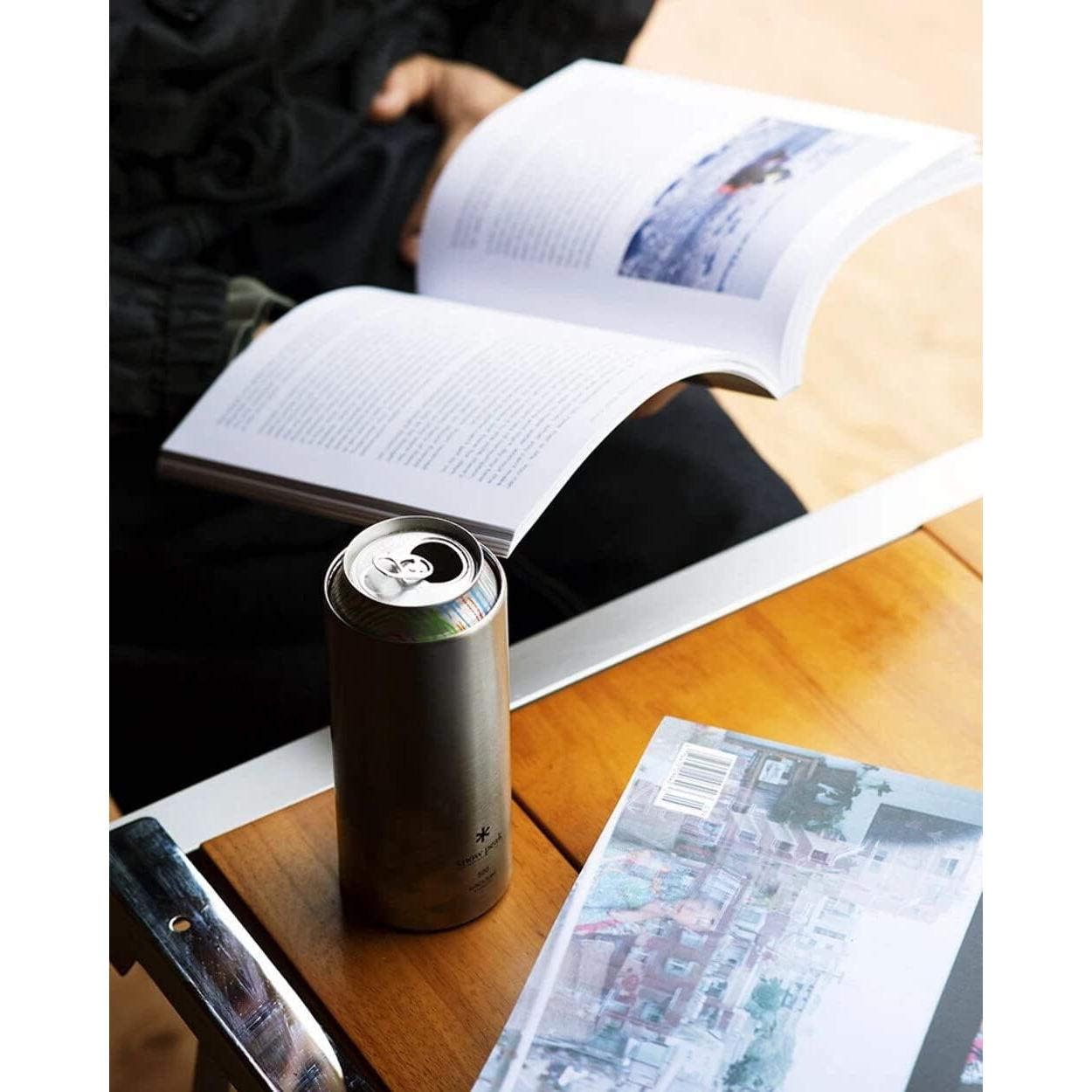 Enfriador de Latas Snow Peak 350ml Acero Inoxidable Aislamiento