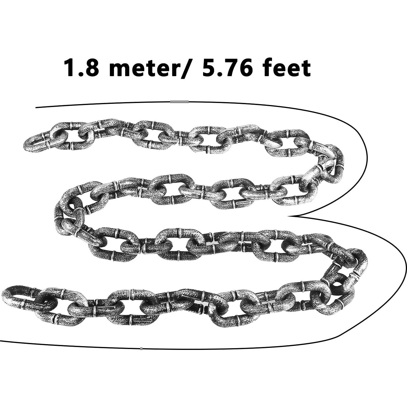 Cadenas de Halloween Haconba 2 Piezas 1.8m Decorativas